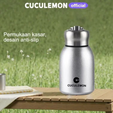 CucuLemon Mini Termos Air Panas Tumbler Stainless Steel Botol Minum 300ml Thermos Accessories kopi